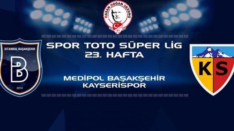 Medipol Başakşehir - Kayserispor maçı ne zaman, saat kaçta, hangi kanalda