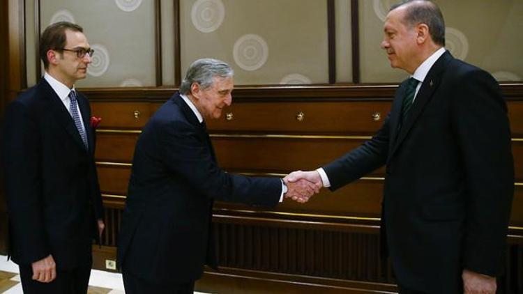 Cumhurbaşkanı Erdoğan, Koç ailesini kabul etti