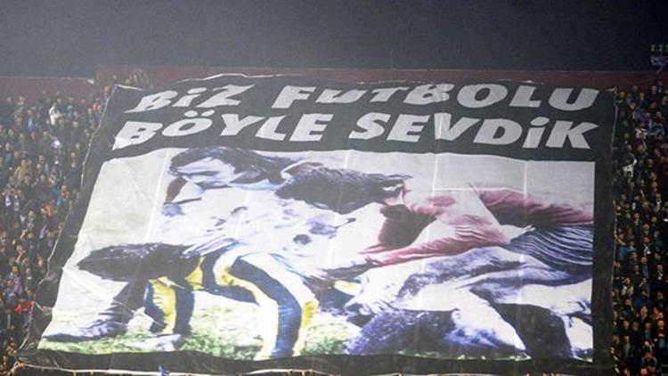 Trabzonda ilginç Fenerbahçe pankartı