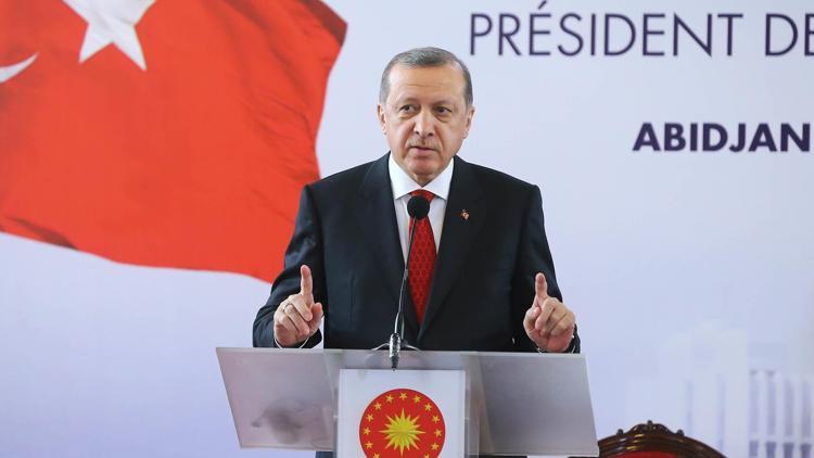 Erdoğan Fildişi Sahili’nde CHP sorusuna cevap verdi