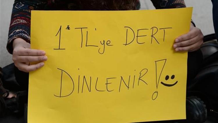 1 liraya dert dinliyorlar