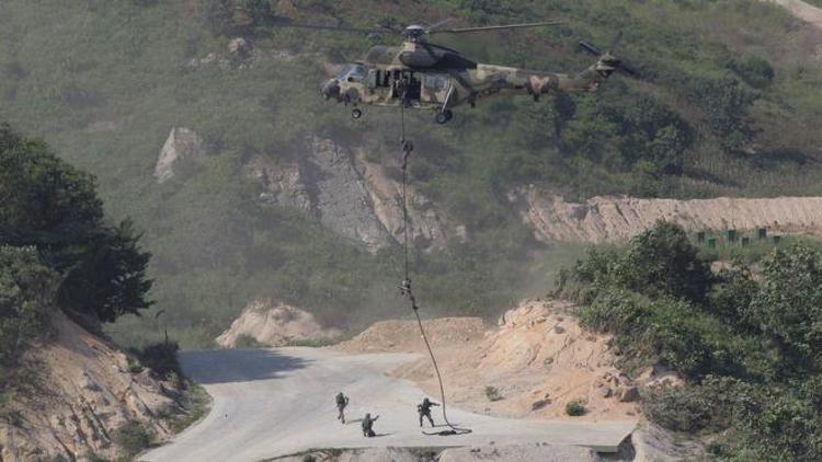 ABD ve Güney Koreden Kime gözdağı