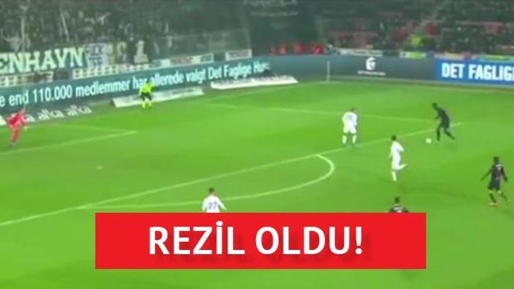 Genç futbolcu Onuachu çalım atayım derken rezil oldu