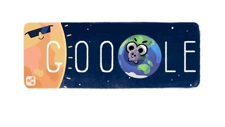 Güneş tutulması Google Doodle oldu Güneş tutulması nedir