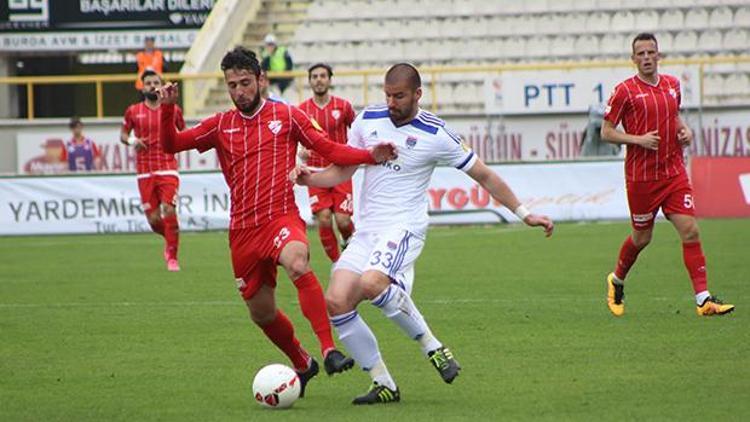Boluspor: 1 - Gaziantep Büyükşehir Belediyespor: 1