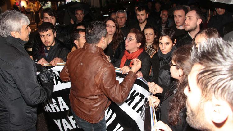 Ankara protestosunda yol tartışması