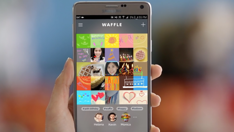 Waffle Samsungun yeni sosyal ağ denemesi