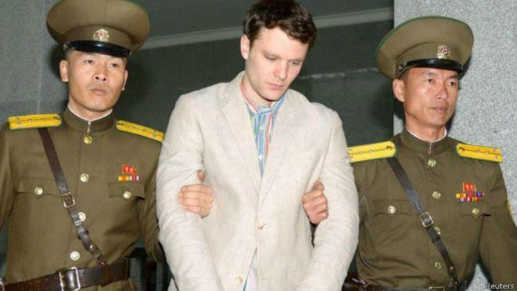 Kuzey Kore ABDli öğrenciye 15 yıl kürek cezası verdi