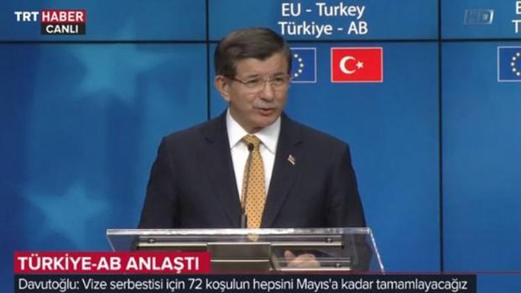 Davutoğlu PKK çadırına izin veren Belçikaya sitem etti