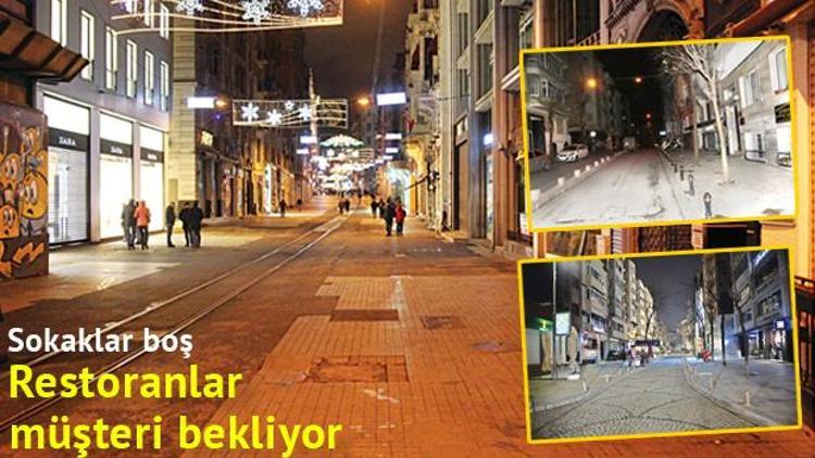 İstanbul’da yaşanan terör sonrası; sokaklar boş, restoranlar müşteri bekliyor