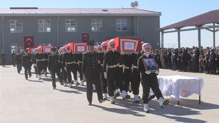 Nusaybin’deki 4 şehit asker için uğurlama töreni