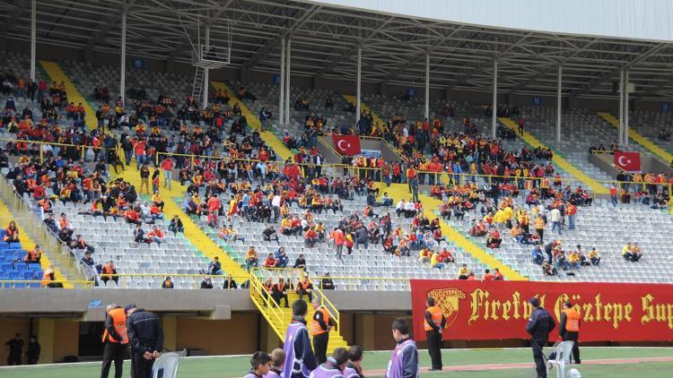 Göztepe derbiyi seyircisiz oynamaktan kurtuldu