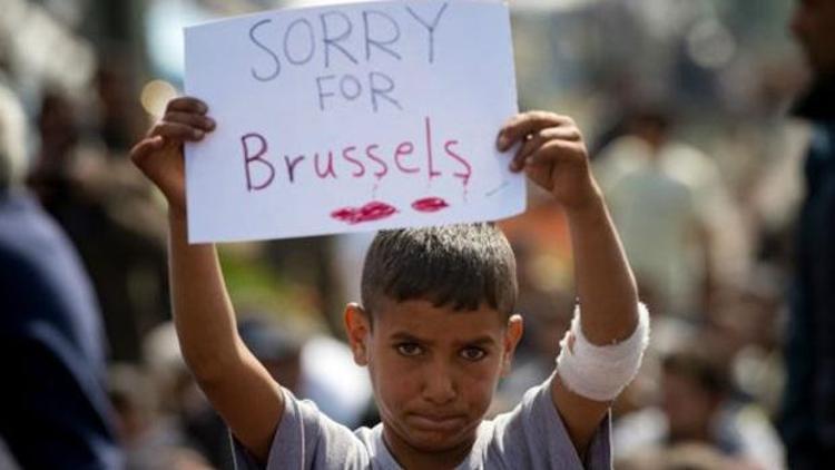 Mülteci çocuktan Avrupaya mesaj: Brüksel için üzgünüm
