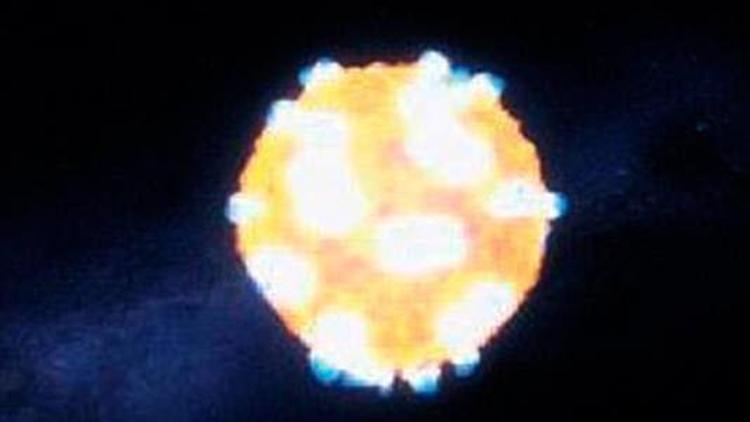 Yıldız patlaması NASA kayıtlarında