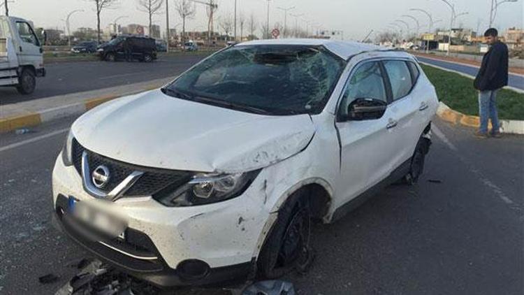 HDPli Dilek Öcalanın aracı kaza yaptı: 4 yaralı