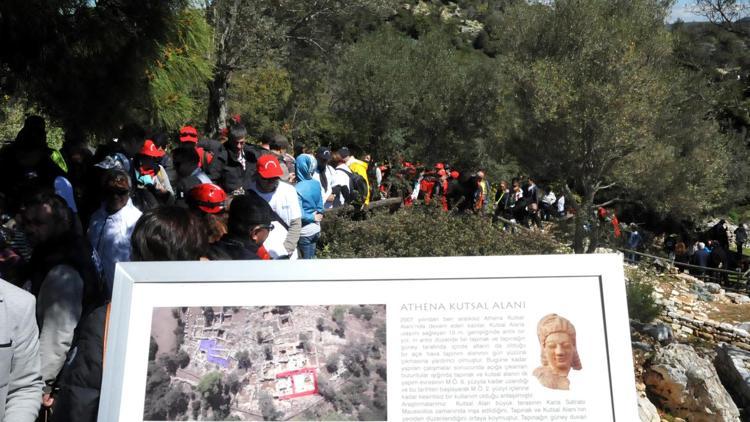 Tarihi Leleg yolu ilk etabı törenle açıldı