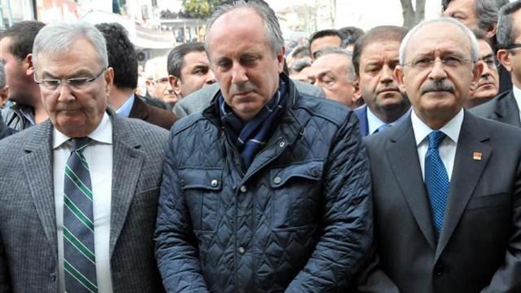 Muharrem İnce’nin babasının cenazesinde Kılıçdaroğlu ve Baykal birlikte saf tuttu