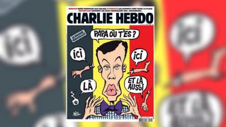 Charlie Hebdo Brüksel saldırılarıyla ilgili kapakla yine eleştiri oklarının hedefinde