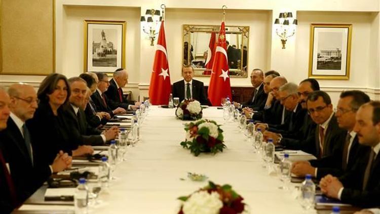 Erdoğan ABD’de Musevi kuruluşlarının temsilcileriyle görüştü