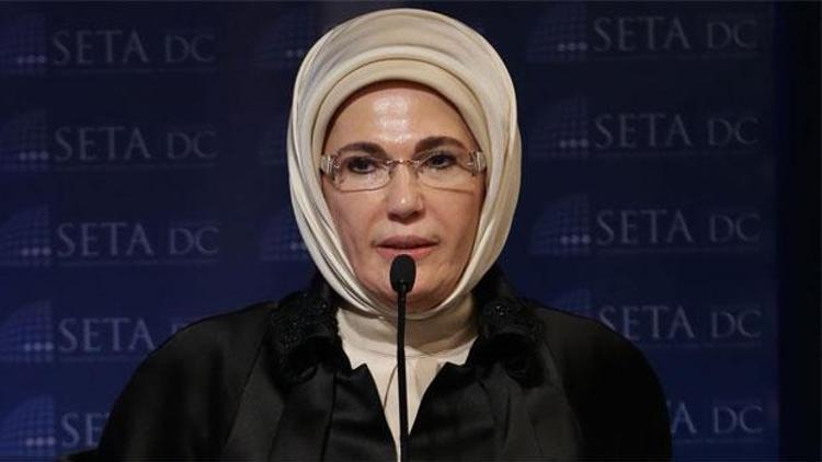 Emine Erdoğan, SETA konferansında açıklamalarda bulundu