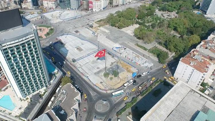 Taksim Meydanı çevre düzenlemesinde ikinci etap çalışması başlıyor