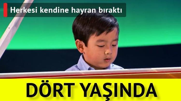 Dört yaşında büyük yetenek