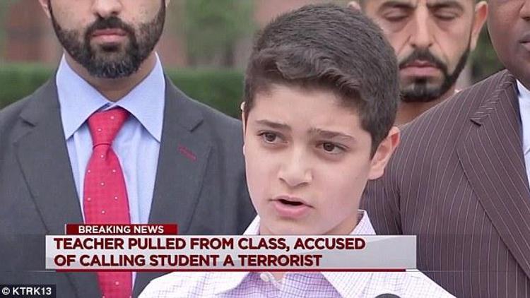 12 yaşındaki Müslüman çocuğa terörist suçlaması