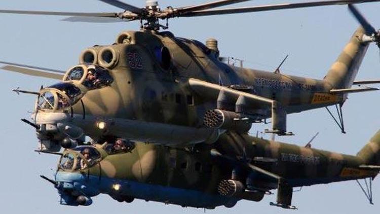 Irakta Rus helikopteri düştü