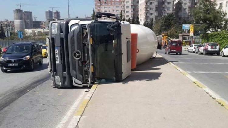 İstanbulda yine beton mikseri kazası