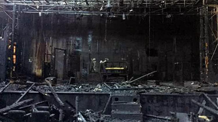Erzurumun tiyatrosu kül oldu