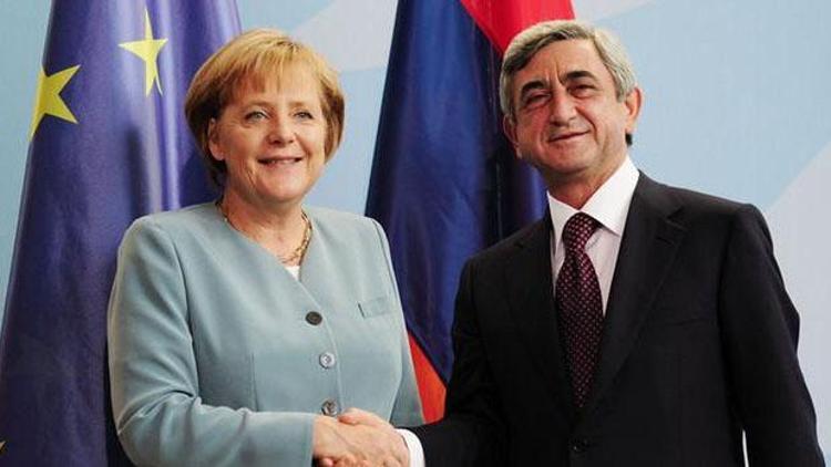 Ermenistan lideri Sarkisyan, Merkel ile görüşecek