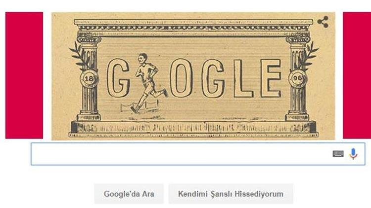 Modern Olimpiyatlar bugün Doodle oldu Modern Olimpiyatlar bakın neden Doodle oldu