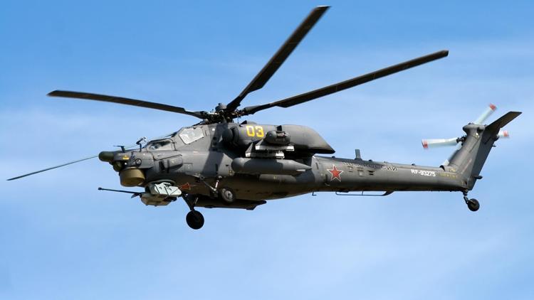 Suriyede Rus helikopteri düştü
