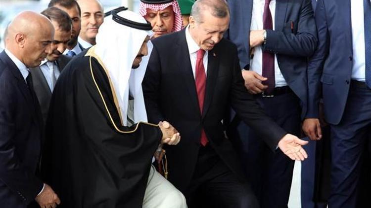 Erdoğan Kral Selmanı karşıladı