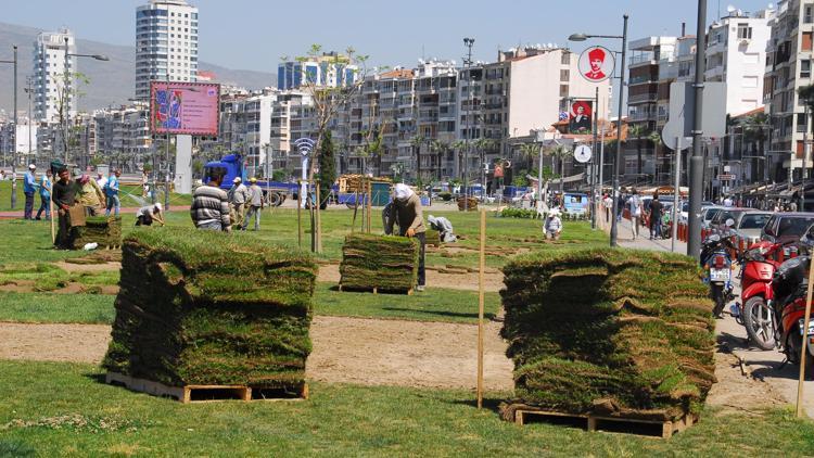 Çim dayanmıyor