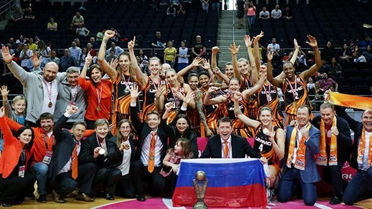 FIBA Kadınlar Avrupa Liginde 58. şampiyon UMMC Ekaterinburg