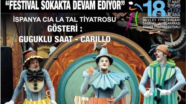 Adana sokaklarında tiyatro keyfi