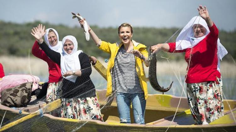 Gülben Ergen Gölyazının yazmalı balıkçılarıyla konuştu