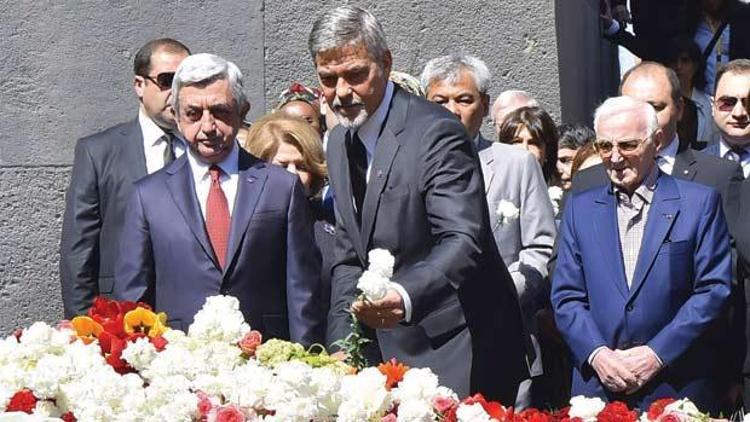 Aktör Clooney 1915 Olayları için Erivan’da