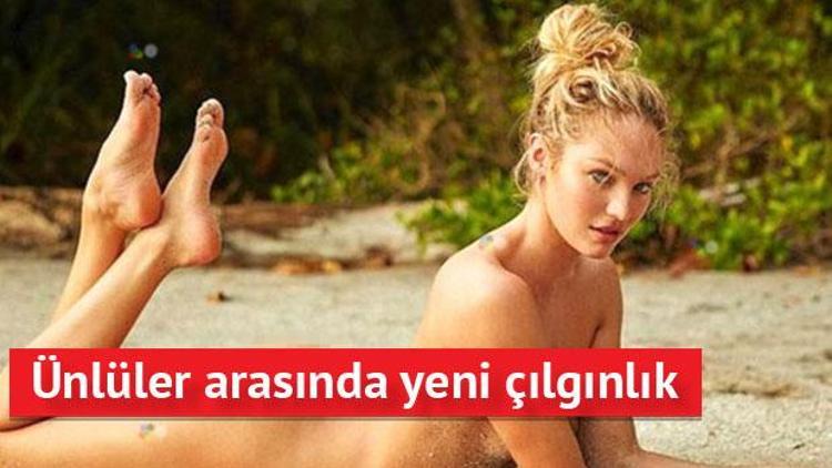 Gösteri dünyasında çıplak selfie modası