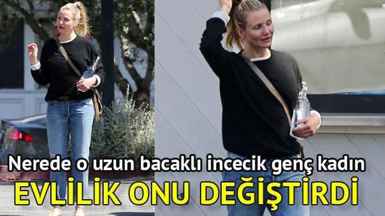 Cameron Diaz böyle yakalandı