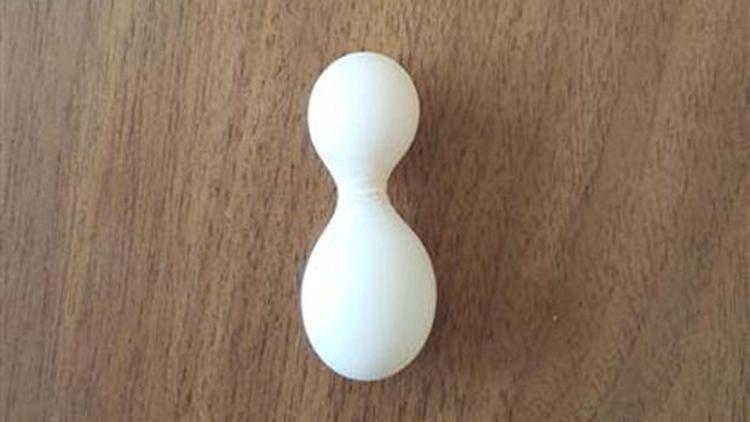 Kum saati şeklinde yumurta