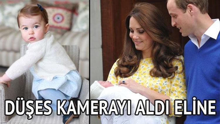 Kate Middleton kızının birinci yaş pozlarını kendi çekti
