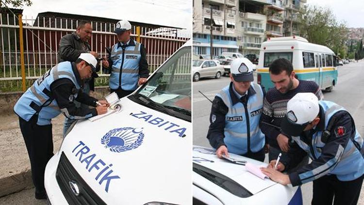 Tanıtım kartı olmayan 200 şoför ve araç sahibine ceza yağdı