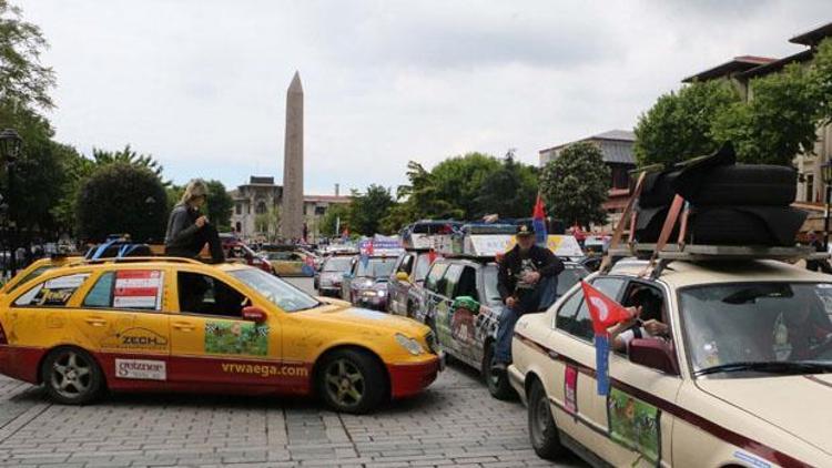 Allgau Orient Rallisinin Türkiye etabı Sultanahmetten başladı