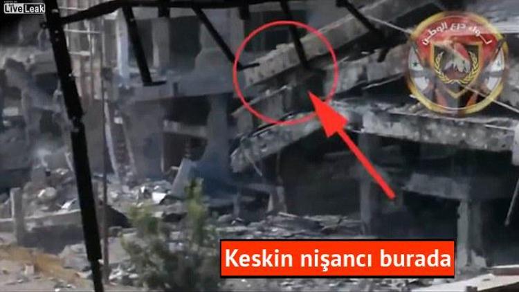 IŞİD keskin nişancısı füzeyle böyle öldürüldü