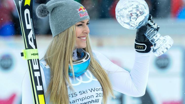 Lindsay Vonn suda kanatlandı