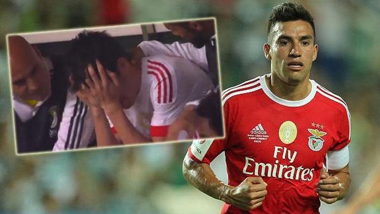 Nicolas Gaitan gözyaşlarını tutamadı