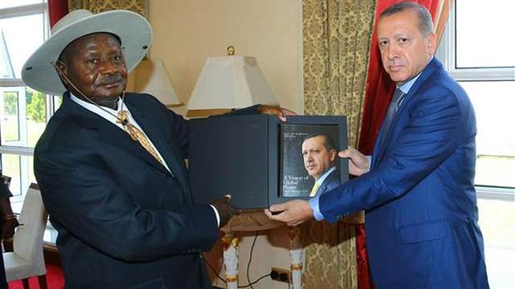 Cumhurbaşkanı Erdoğan Ugandalı mevkidaşı ile görüştü