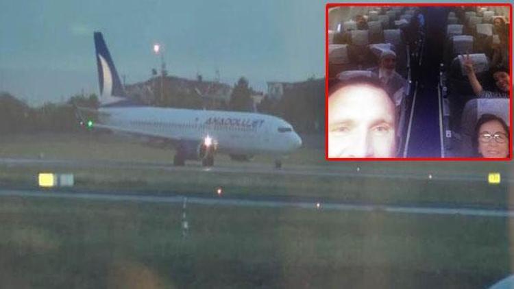 Uçak inatçı 24 yolcusu için tekrar kalktı